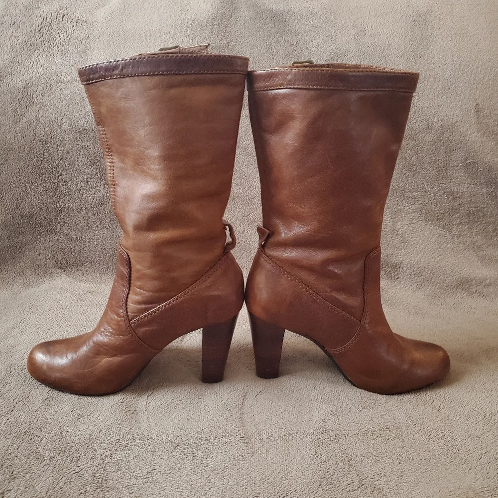 FRYE Brown Leather Boots - Picture 4 of 13